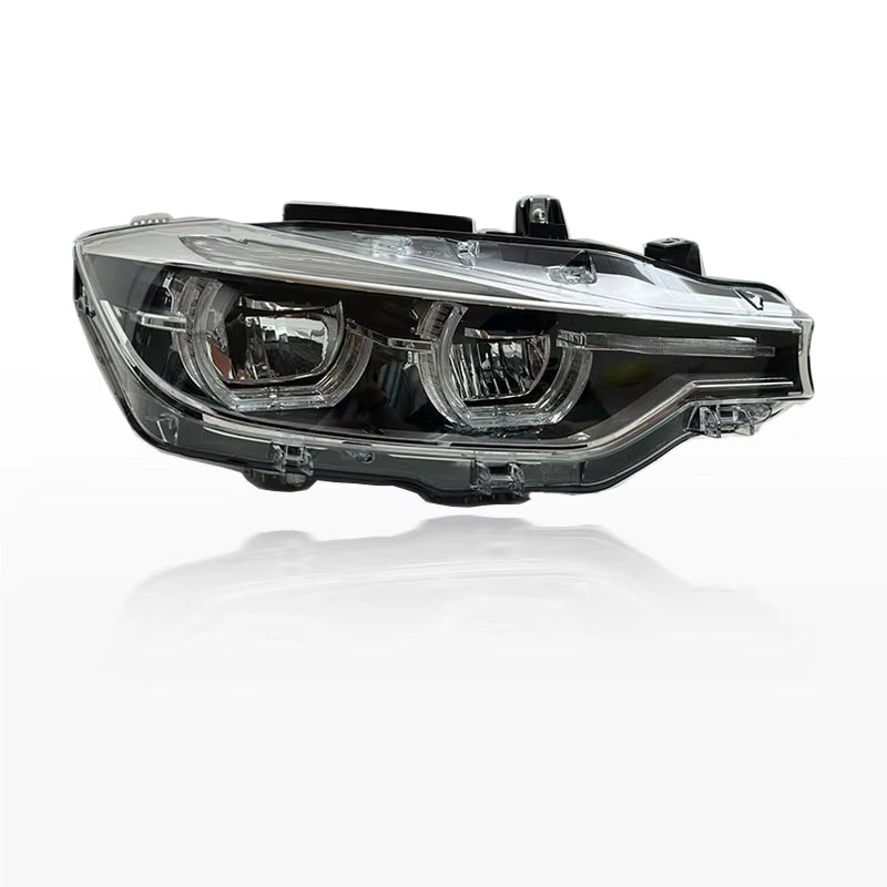SJC Auto Exclusive Product V2 Ikon Headlight for F30 F35 2013-2018 LED Head Lamp Yellow and White Daytime Running Lights