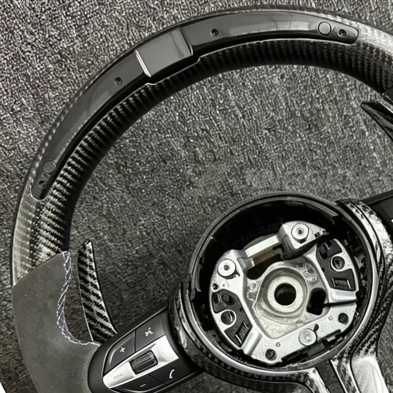Upgrade M LCI Style Real Carbon Fiber LED Display Car Steering Wheel for BMW F32 F30 F20 F10 M3 M4 M5 M6 X5M X6M F11 F18 X3 X4
