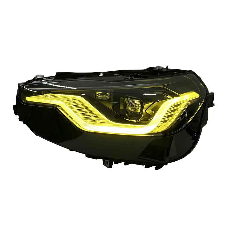 SJC USA Local Stock LED Headlights for BMW 2 Series G42 M2 M240I 220I 225I 230I 2022-2026 Dual Colors Yellow White Warehouse