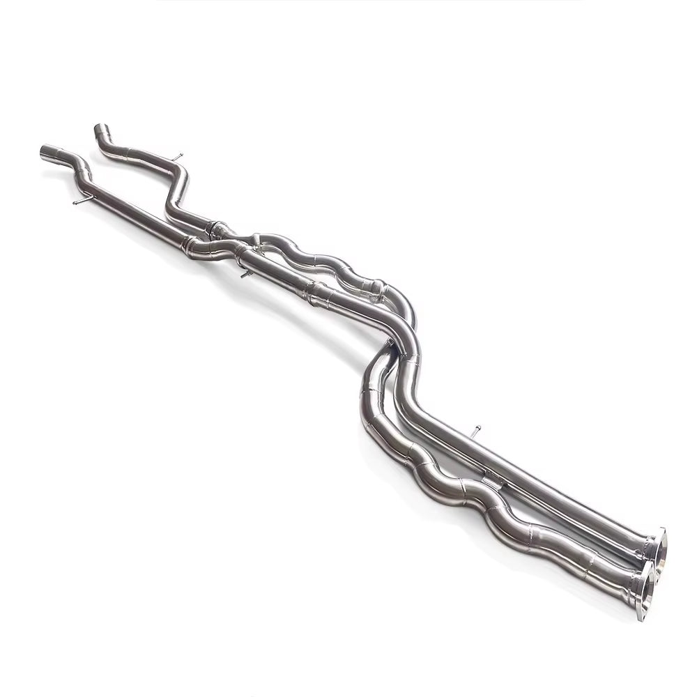 Stainless Steel Exhaust System for BMW M3 M4 F80 F82 F83 S55 3.0T 2014-2019 Equal Length Mid Pipe Direct Factory