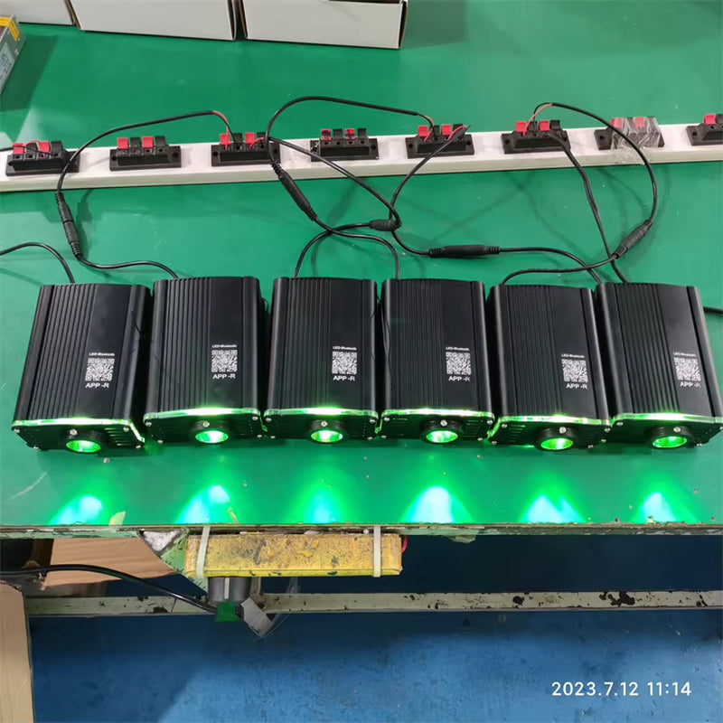18W RGBW Starry Sky Car Star Light Fiber Optic Light Kits 0.75Mm 500Pcs 3Meters with Twinkle Starlight Controlled by APP Remote