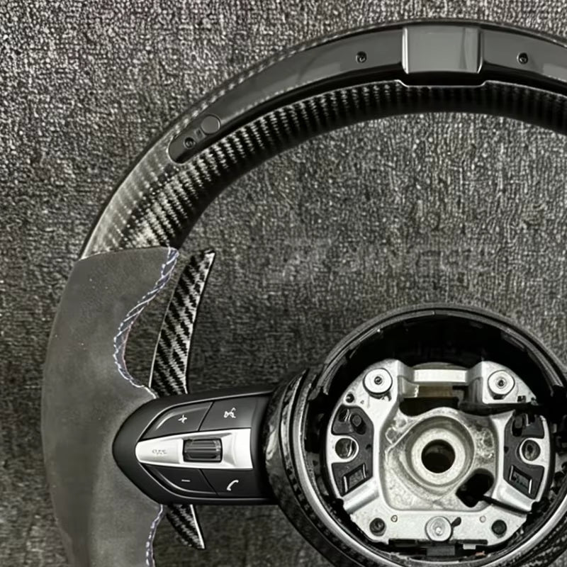 Upgrade M LCI Style Real Carbon Fiber LED Display Car Steering Wheel for BMW F32 F30 F20 F10 M3 M4 M5 M6 X5M X6M F11 F18 X3 X4