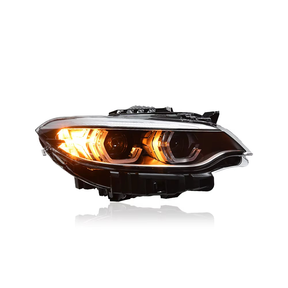 KGKB for BMW 2 Series F22 F23 218I 220I 228I 2014-2021 LED Headlight Assembly Dual Beam Projector Dual Color DRL Plug & Play