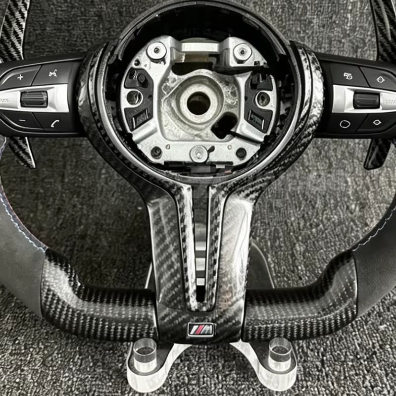 Upgrade M LCI Style Real Carbon Fiber LED Display Car Steering Wheel for BMW F32 F30 F20 F10 M3 M4 M5 M6 X5M X6M F11 F18 X3 X4
