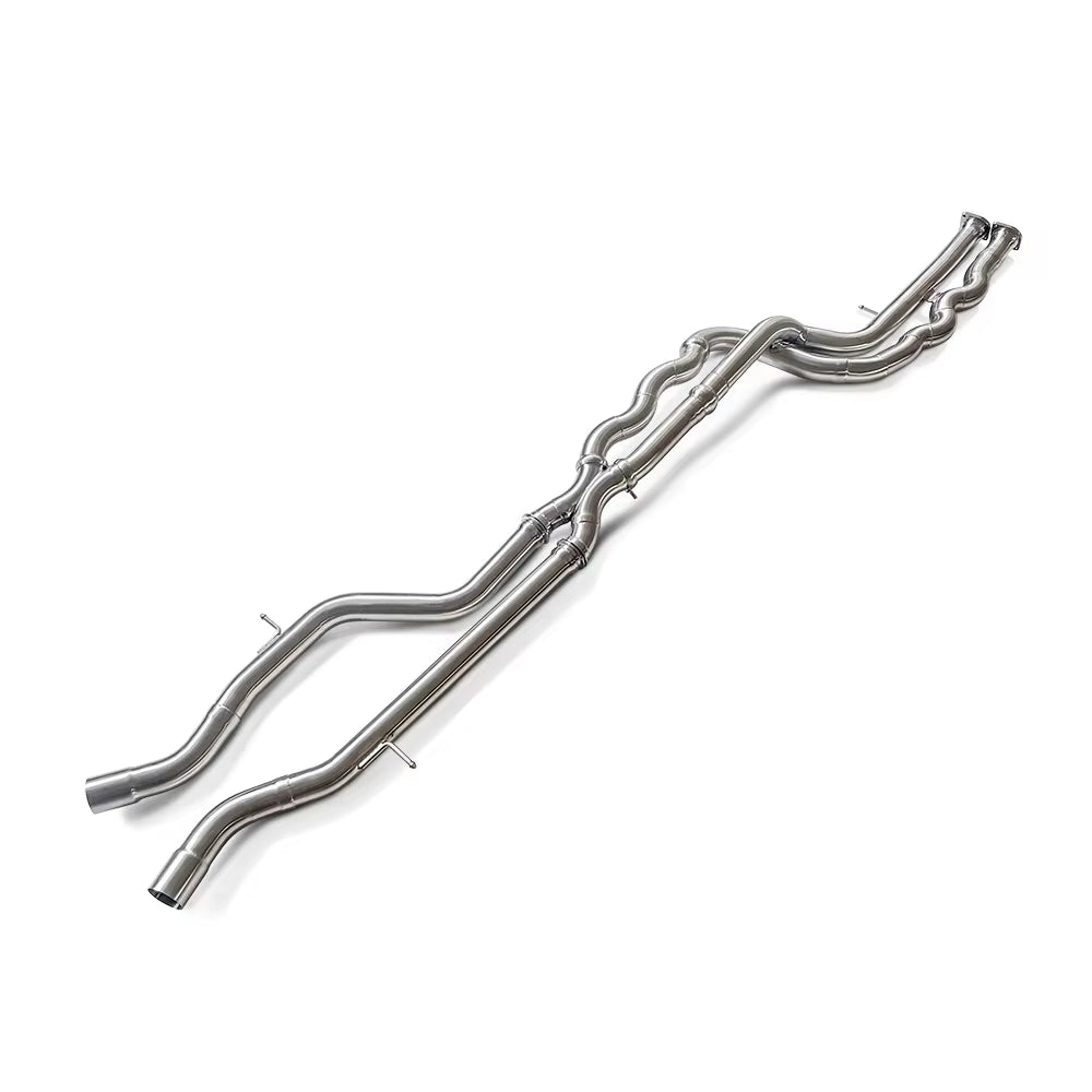 Stainless Steel Exhaust System for BMW M3 M4 F80 F82 F83 S55 3.0T 2014-2019 Equal Length Mid Pipe Direct Factory