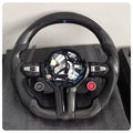 For BMW M2 M3 M4 M5 M6 X5M X6M F10 F11 F07 F18 F90 F12 F06 F13 F01 F02 F03 F91 X1 X2 X3 X4 X5 X6 Carbon Fiber LED Steering Wheel