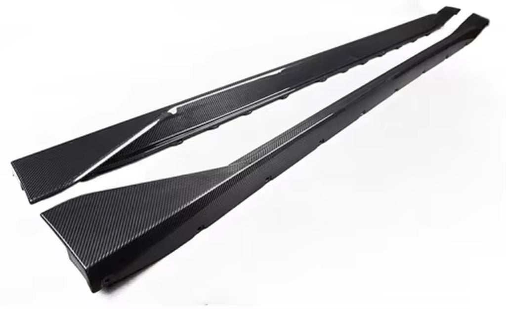 For BMW G80 G81 M3 Competition CS 2020-2026 Dry Carbon MP Style Side Bumper Skirts 51192473041 51192473040