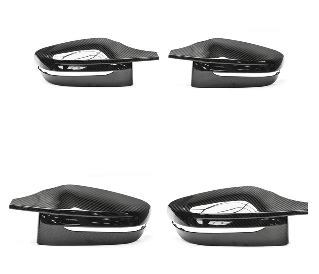 Premium M47 Style Full Set Dry Carbon Fibre Mirror Cap For BMW