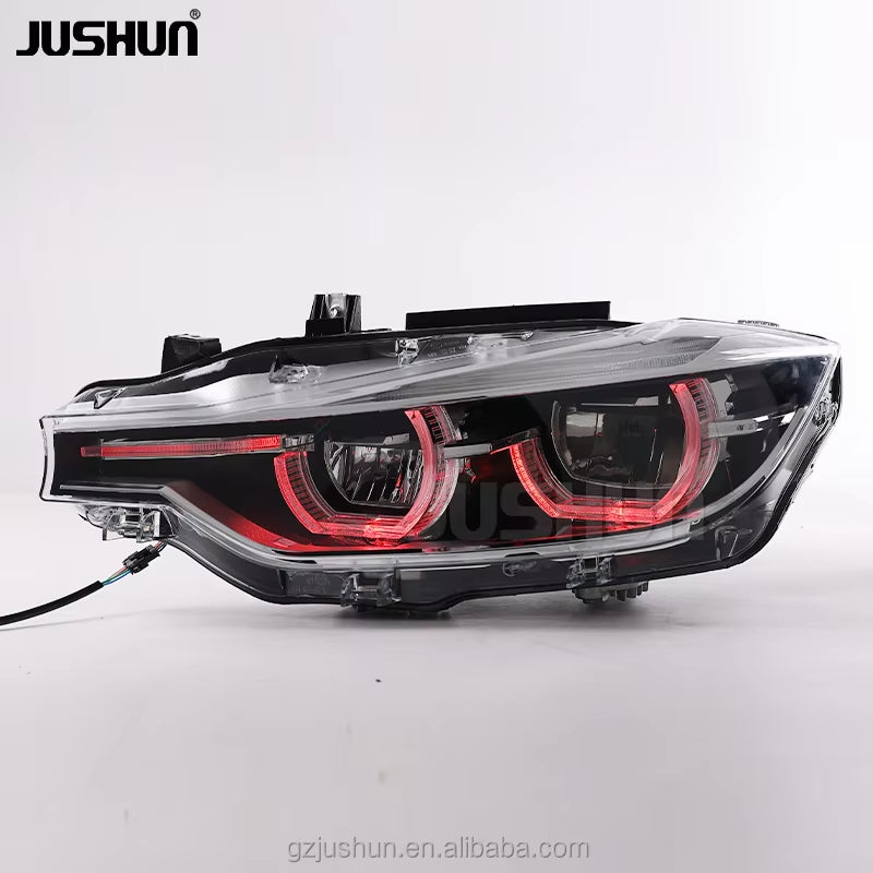 JUSHUN Headlight Manufacturer Laser Headlights for BMW 3 Series F30 F31 F35 M3 F80 13-18 RGB Style Plug and Play