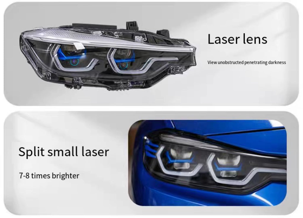High Quality Dual-Color DRL Yellow Headlight LED Laser for BMW 2013 2019 F82 M4 425I 428I 430I 435I F36 F80 F33 Car Accessories