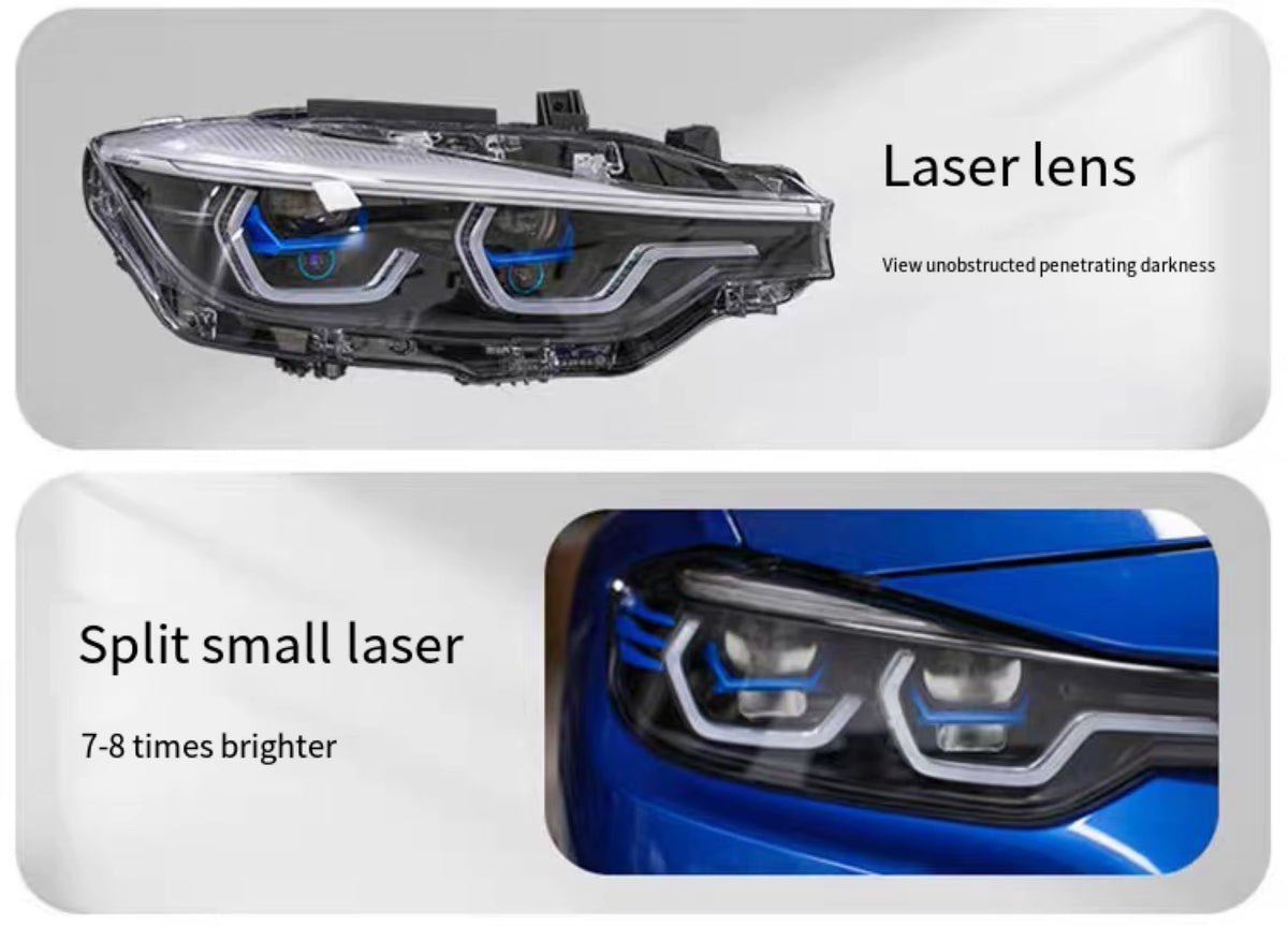 High Quality Dual-Color DRL Yellow Headlight LED Laser for BMW 2013 2019 F82 M4 425I 428I 430I 435I F36 F80 F33 Car Accessories