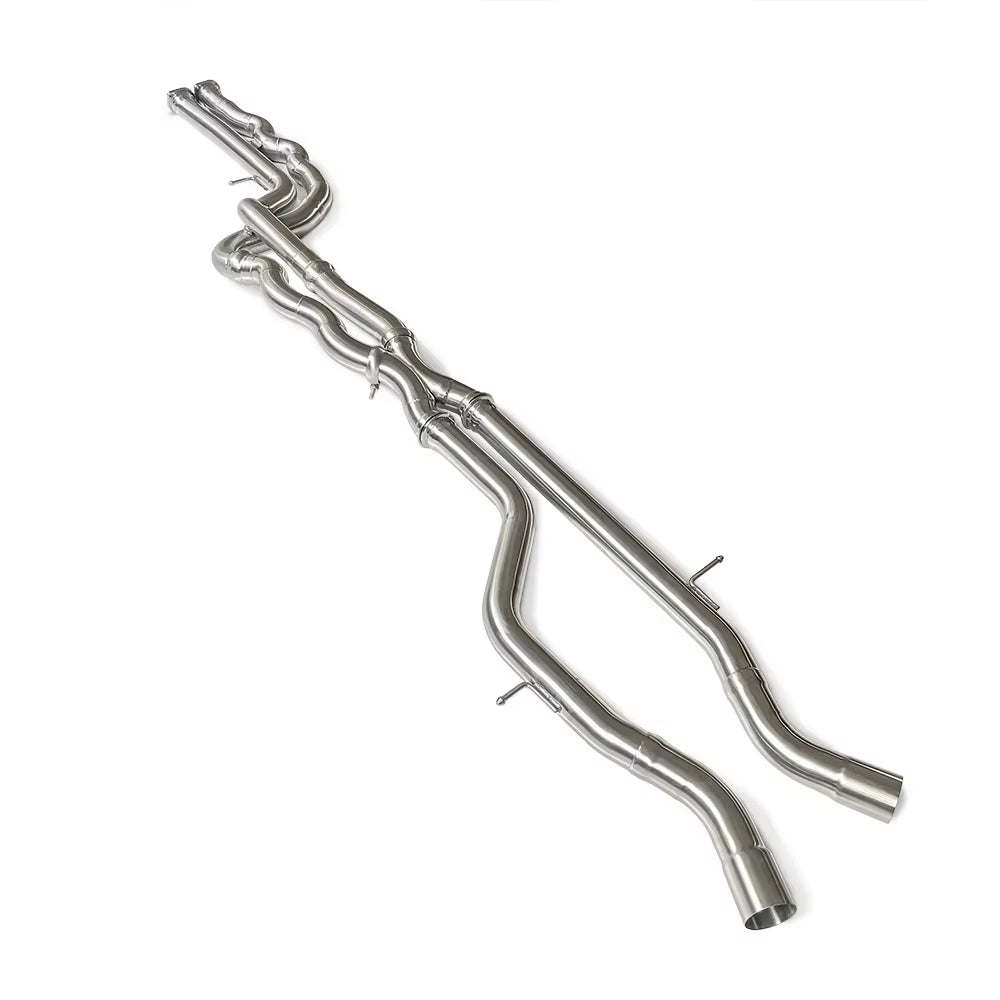 Stainless Steel Exhaust System for BMW M3 M4 F80 F82 F83 S55 3.0T 2014-2019 Equal Length Mid Pipe Direct Factory