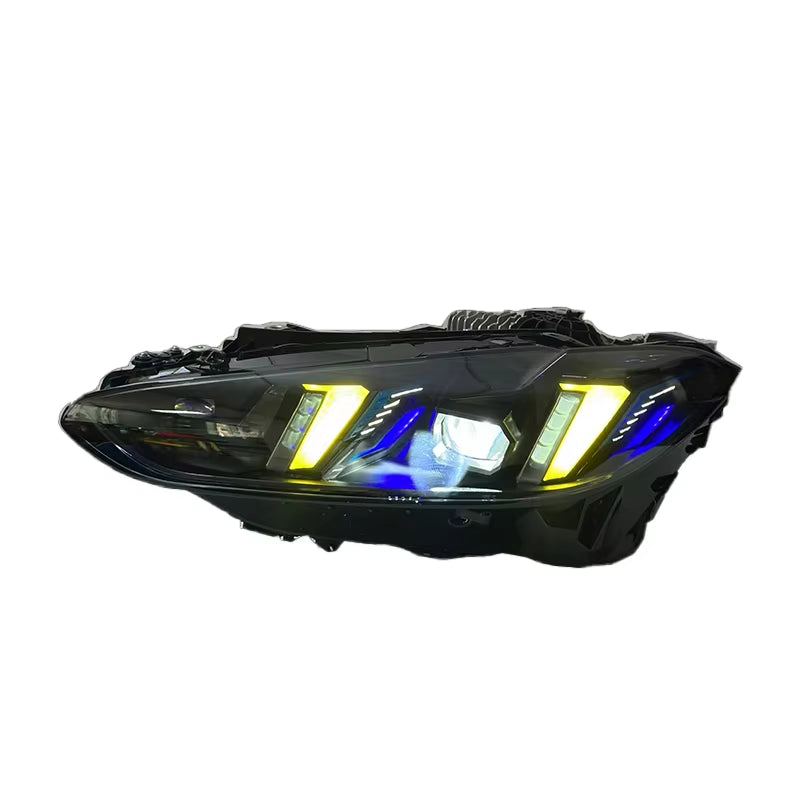 JY for BMW 4 Series G22 G80 G82 2021-2024 Snake Eyes Style Yellow White Daytime Running Light Plug and Play LED G22 Headlights