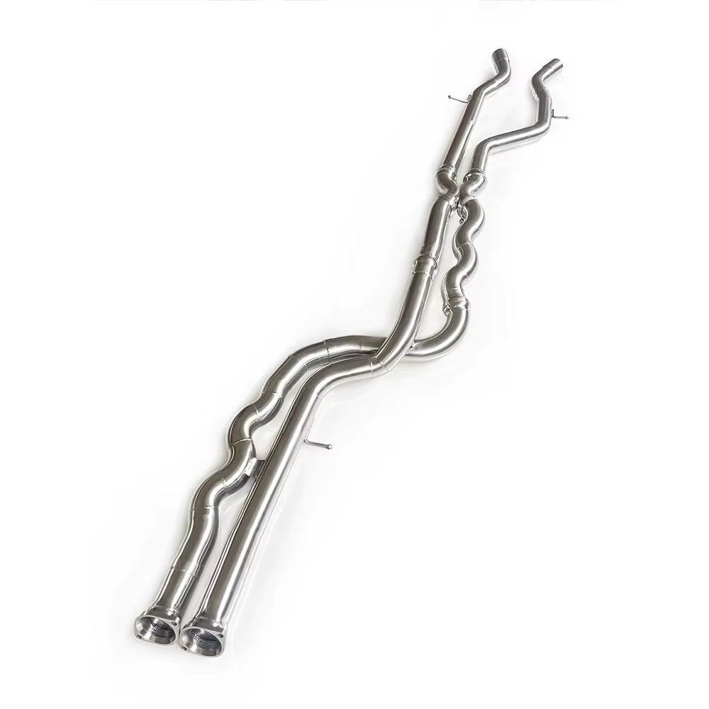 Stainless Steel Exhaust System for BMW M3 M4 F80 F82 F83 S55 3.0T 2014-2019 Equal Length Mid Pipe Direct Factory