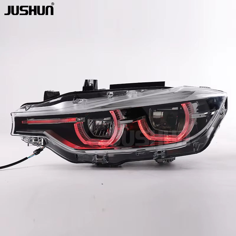JUSHUN Headlight Manufacturer Laser Headlights for BMW 3 Series F30 F31 F35 M3 F80 13-18 RGB Style Plug and Play