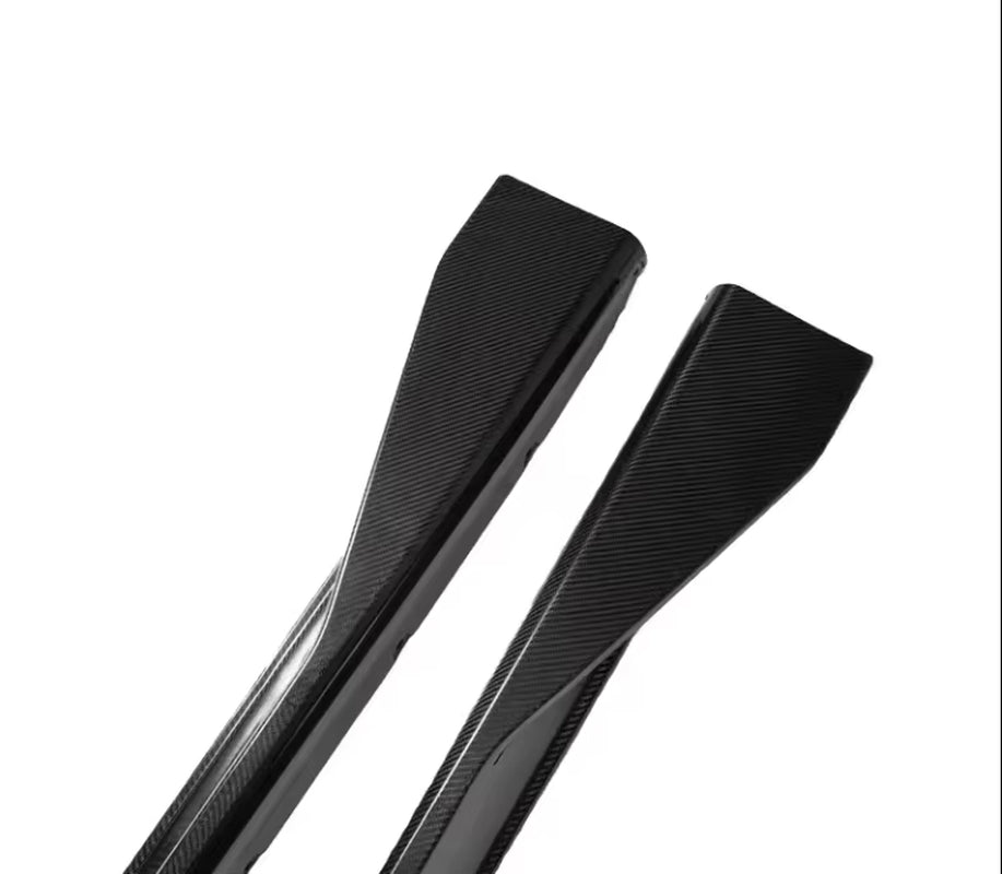 For BMW G80 G81 M3 Competition CS 2020-2026 Dry Carbon MP Style Side Bumper Skirts 51192473041 51192473040
