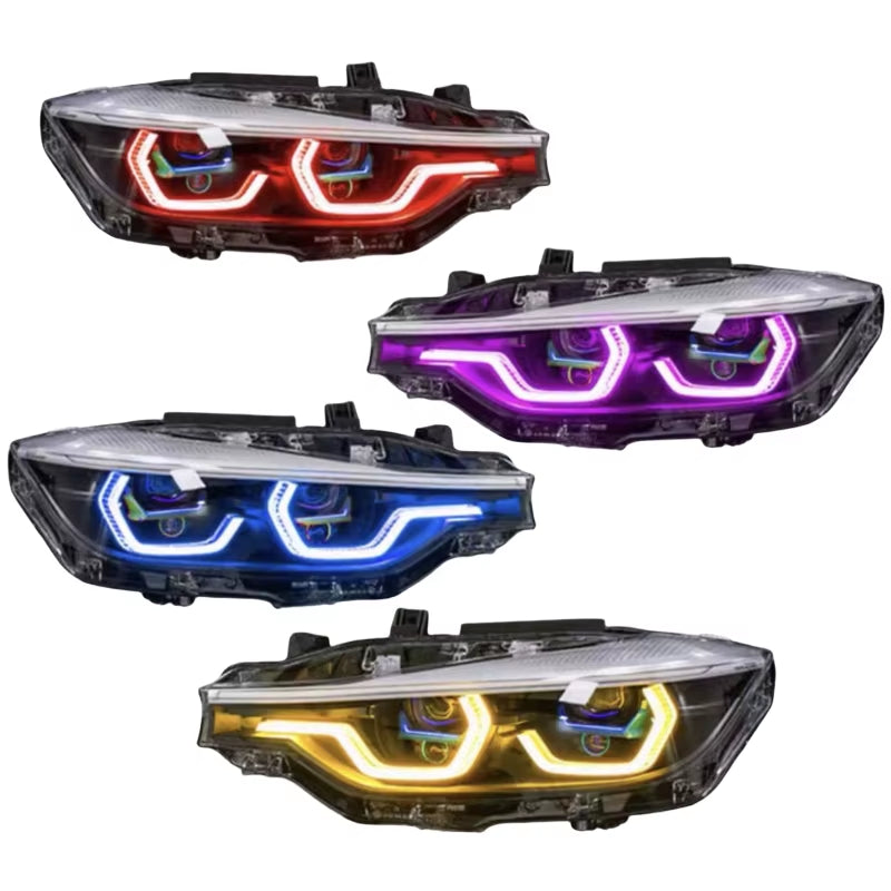 High Quality Dual-Color DRL Yellow Headlight LED Laser for BMW 2013 2019 F82 M4 425I 428I 430I 435I F36 F80 F33 Car Accessories
